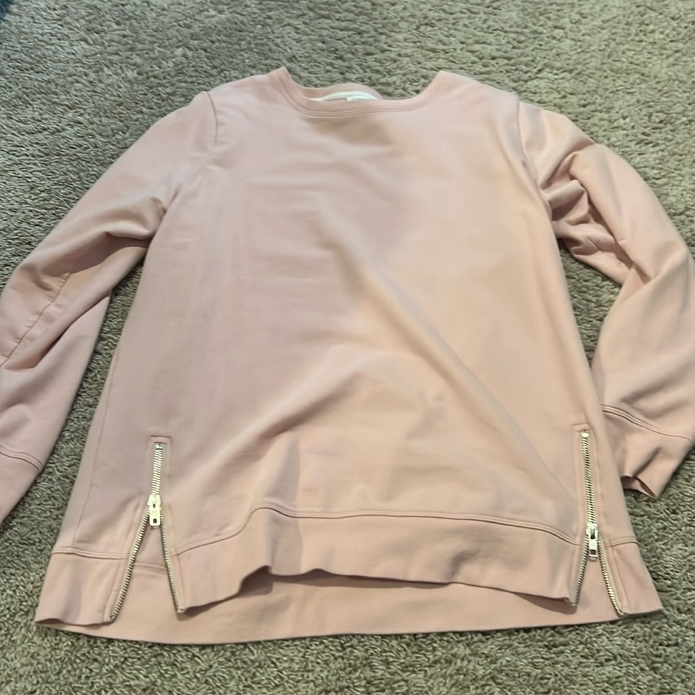 VEUC jcrew size large zip pullover sweatshirt casual - Picture 2 of 8
